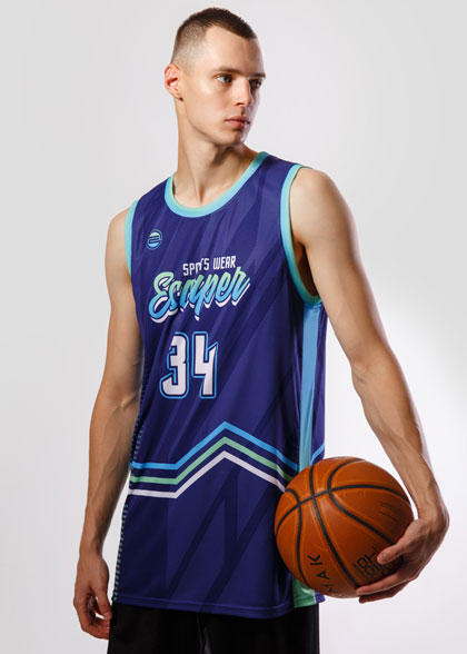 Мужская баскетбольная майка с лампасом BSK-A13.1-SUBL